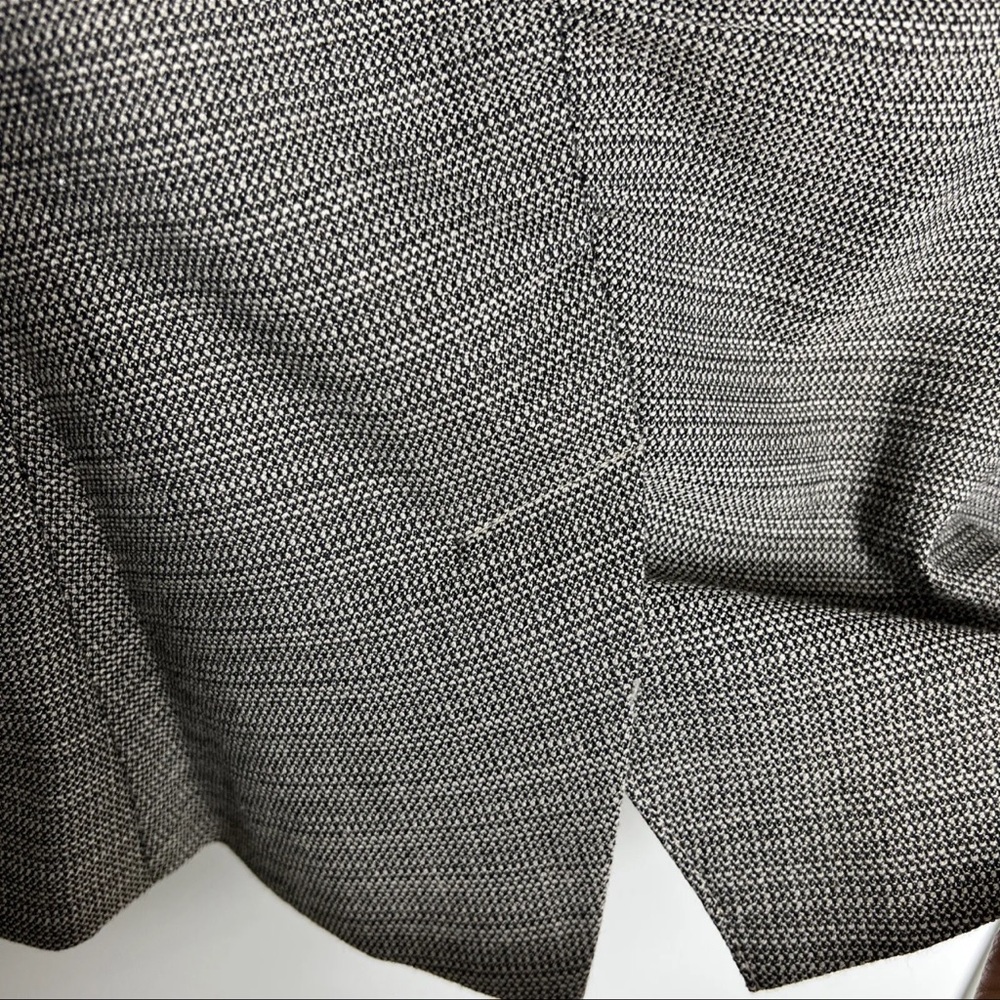 CABi Barrister Tweed Ruched 3/4 Sleeve Womens Blazer Style 923  Brown Size 8 - Picture 8 of 12